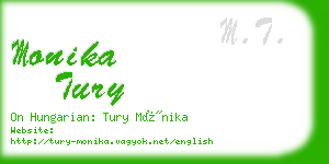 monika tury business card